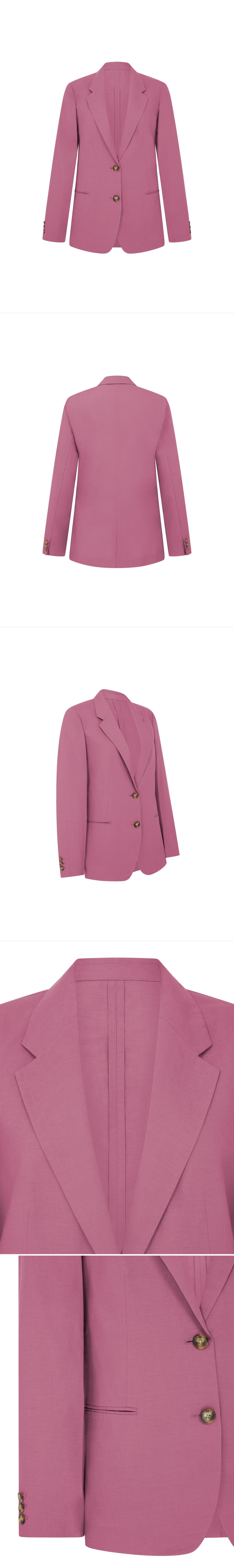 PINK_BLAZER - Mannequin - 5 x Shots - Front + Back + Angle + Detail A + Detail B