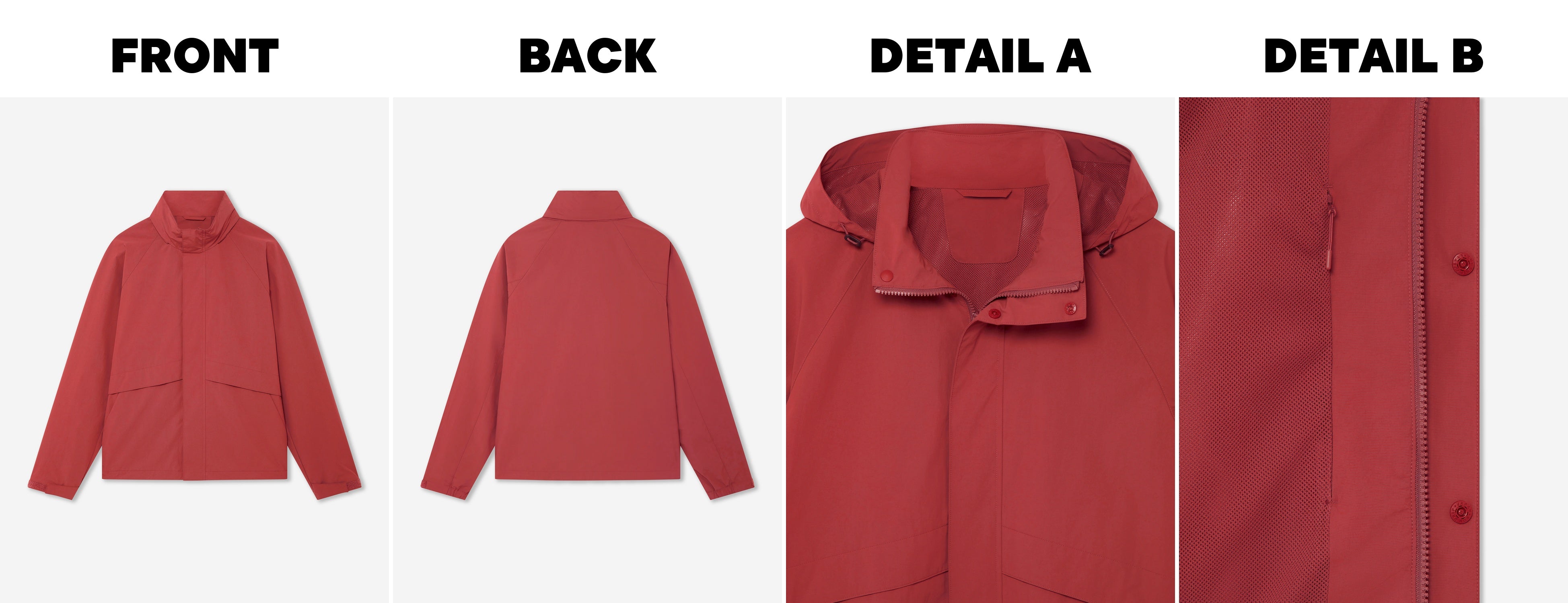 HIGH NECK JACKET - Hanging - Extra Image