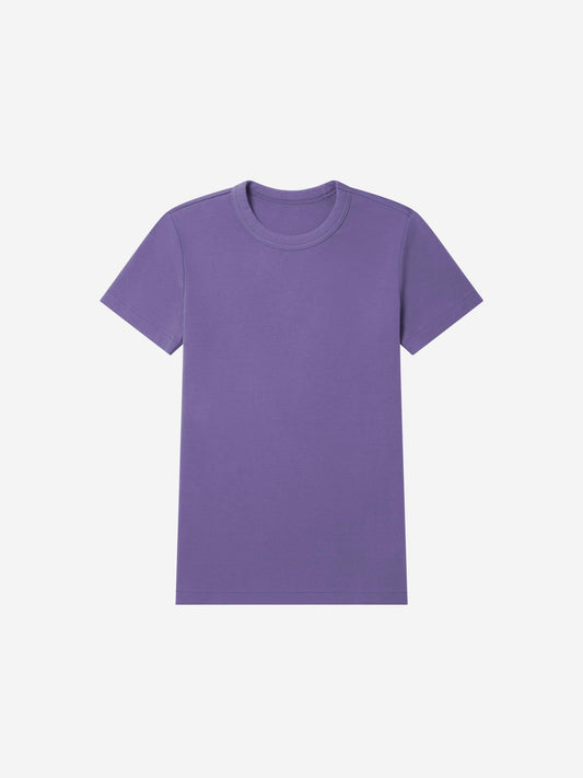 PURPLE_TSHIRT - Flat Lay - 1 x Shots - Front