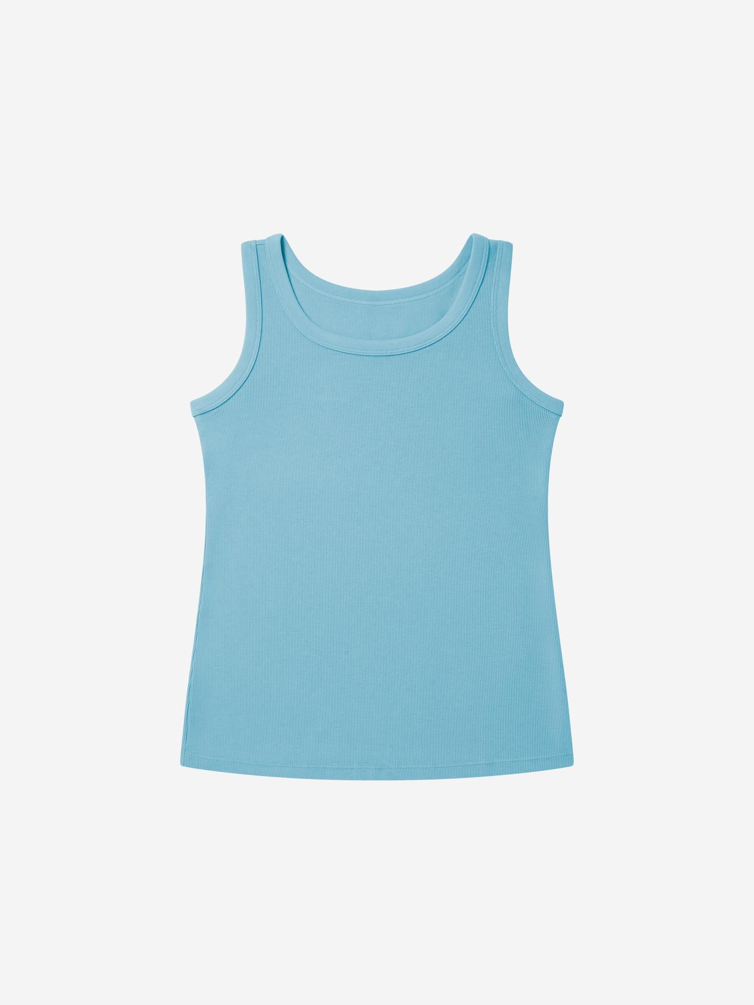 TURQUOISE_VEST - Flat Lay - 1 x Shots - Front