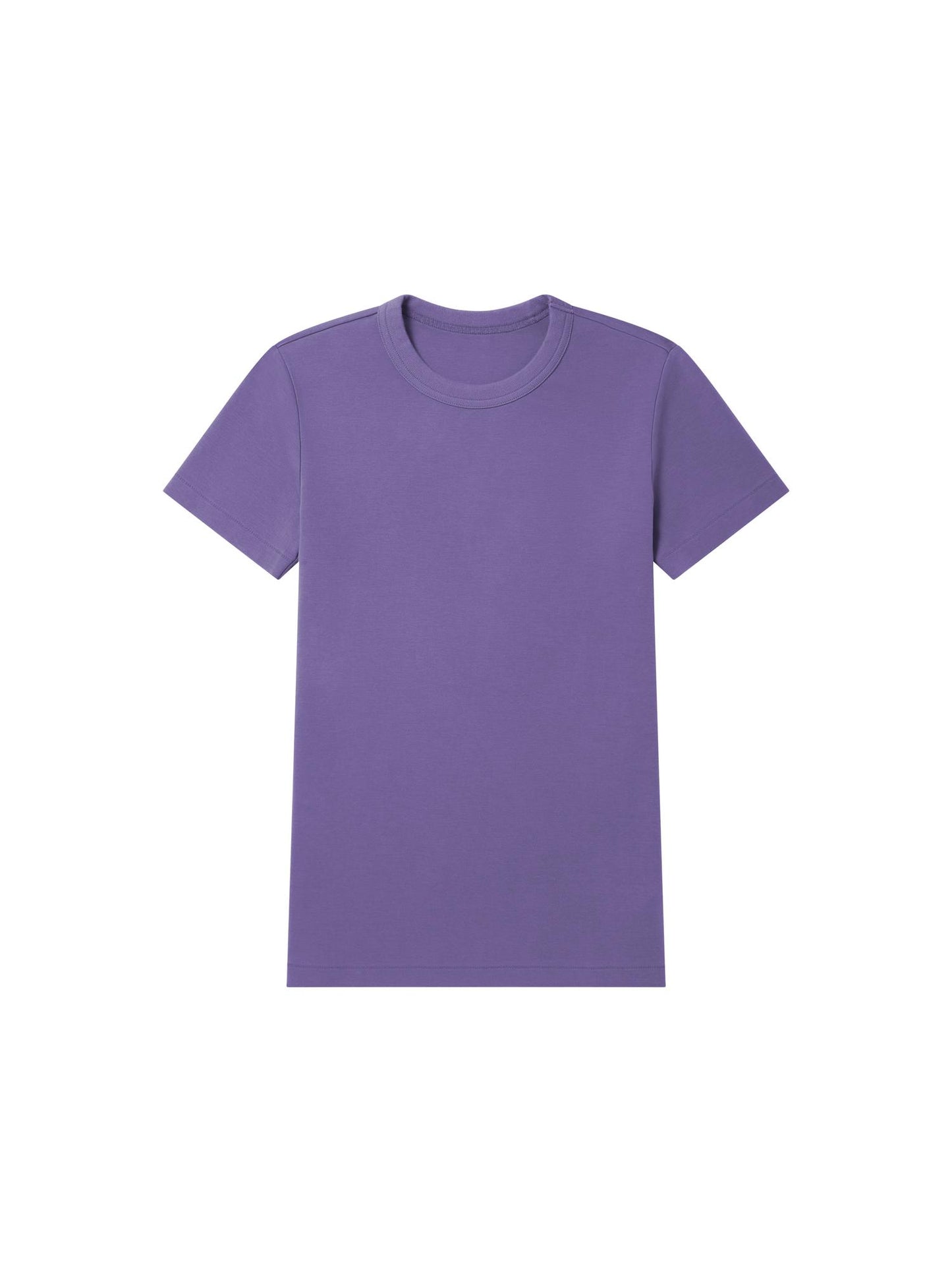PURPLE_TSHIRT - Flat Lay - 1 x Shots - Front