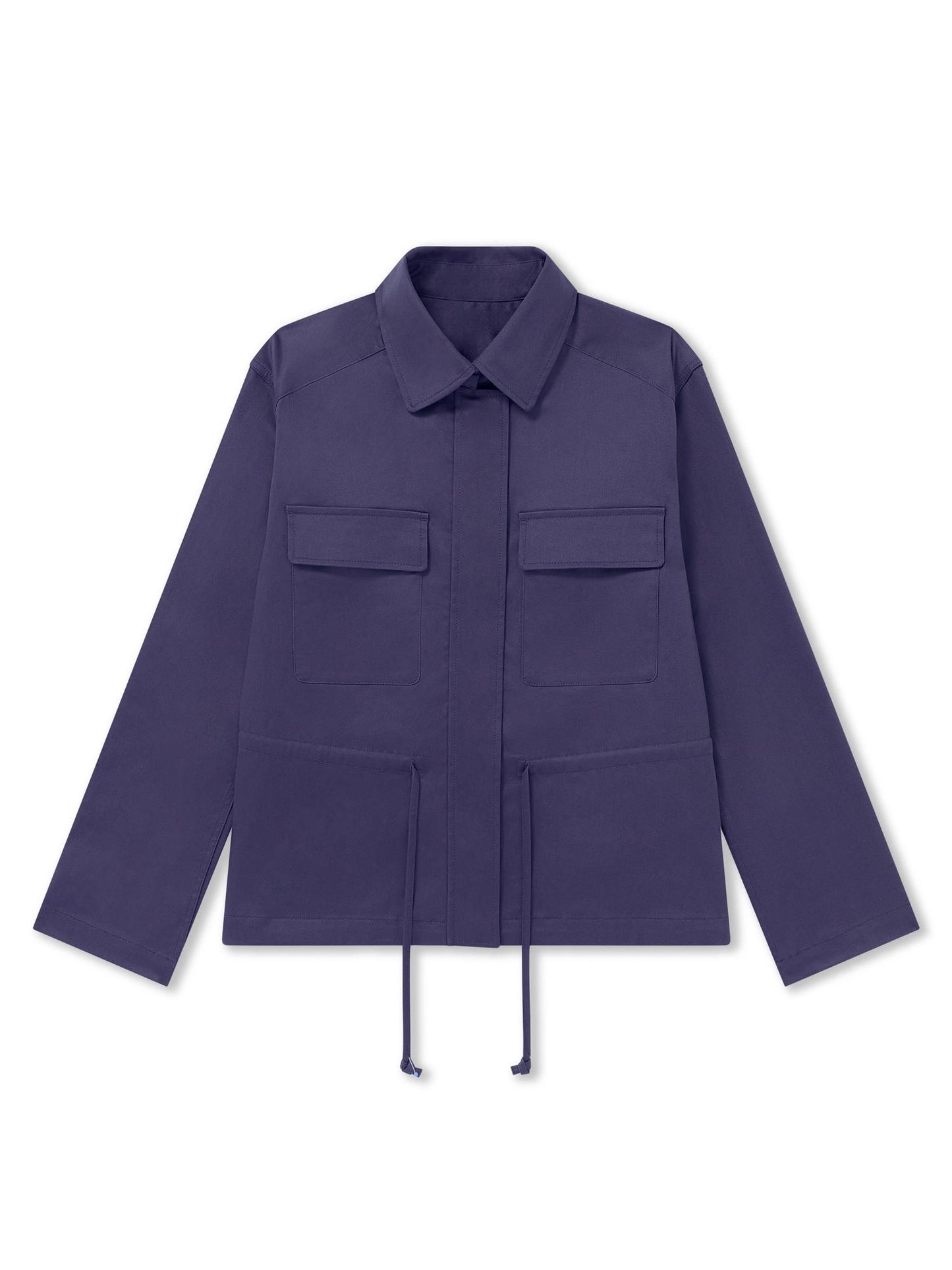 BLUE_JACKET - Flat Lay - 1 x Shots - Front