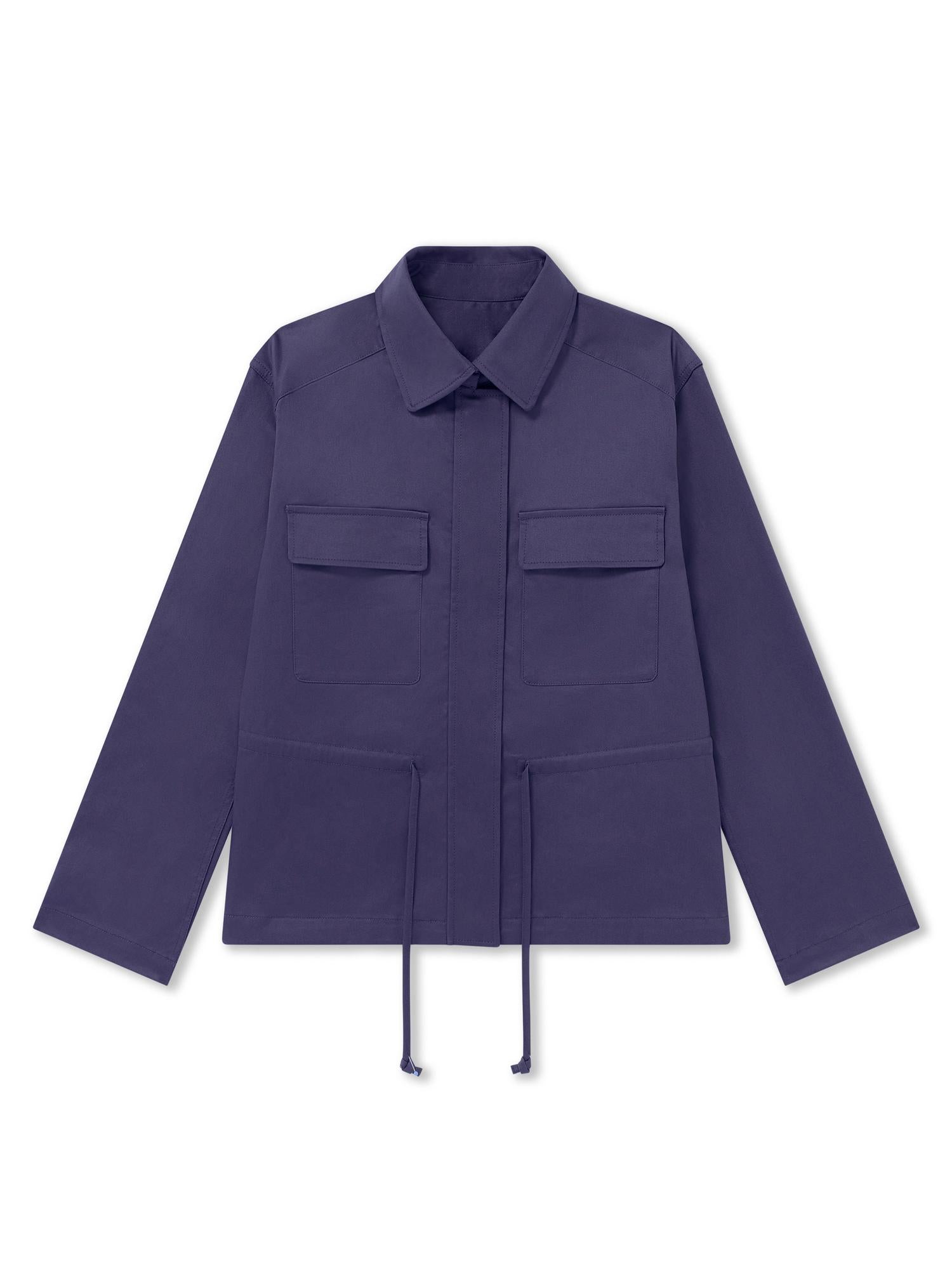 BLUE_JACKET - Flat Lay - 1 x Shots - Front