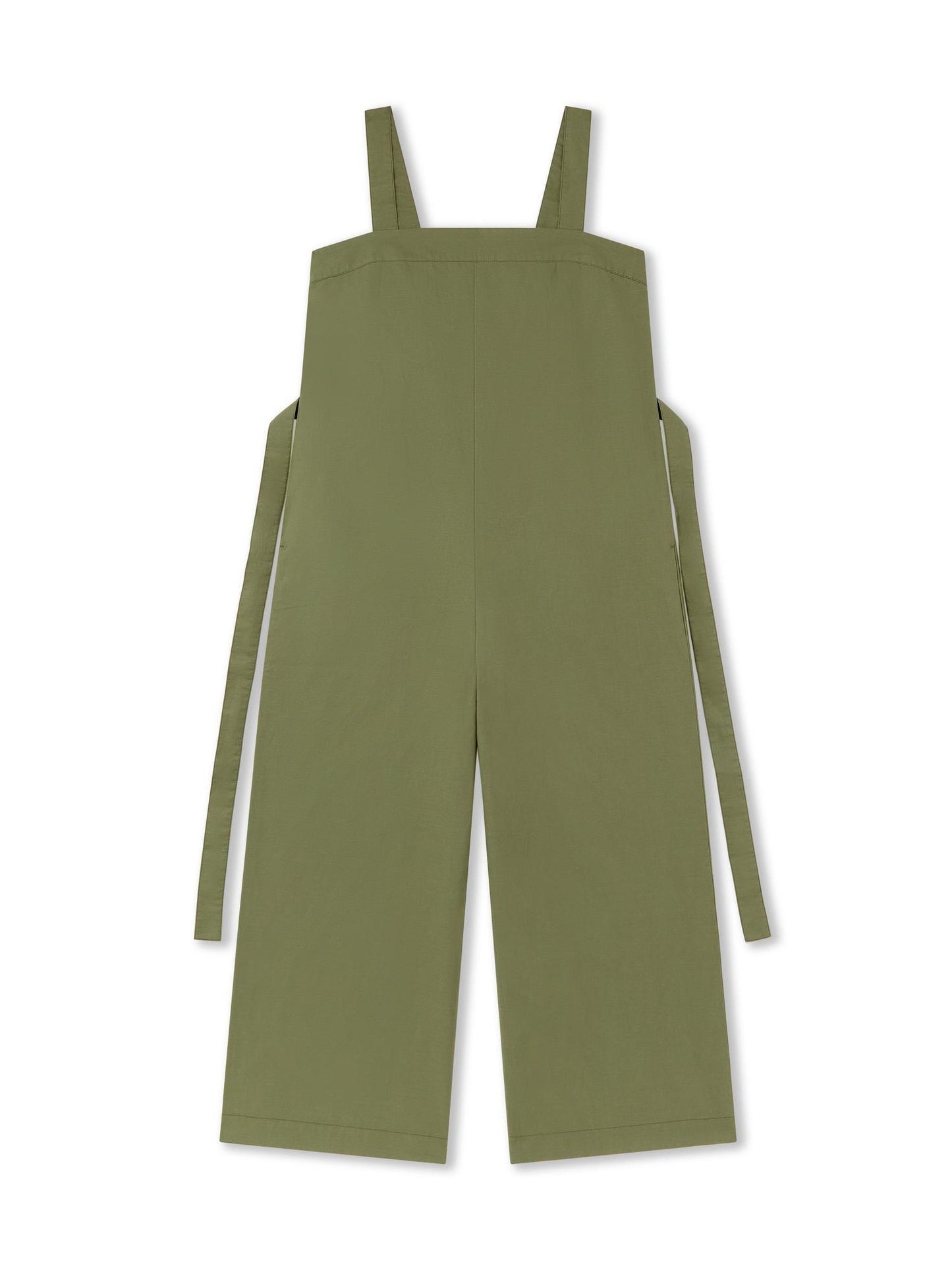 GREEN_JUMPSUIT - Flat Lay - 1 x Shots - Front