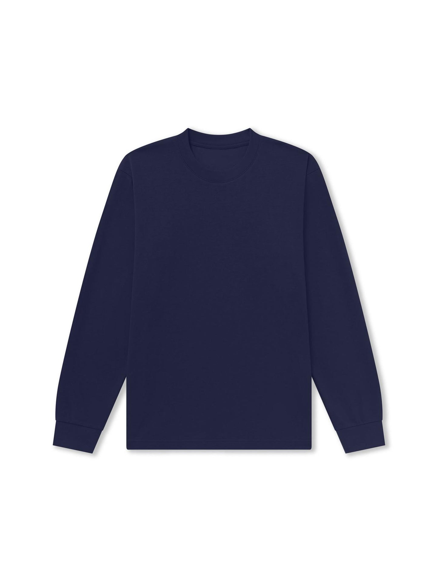 LS_NAVY_TEE - Flat Lay - 1 x Shots - Front