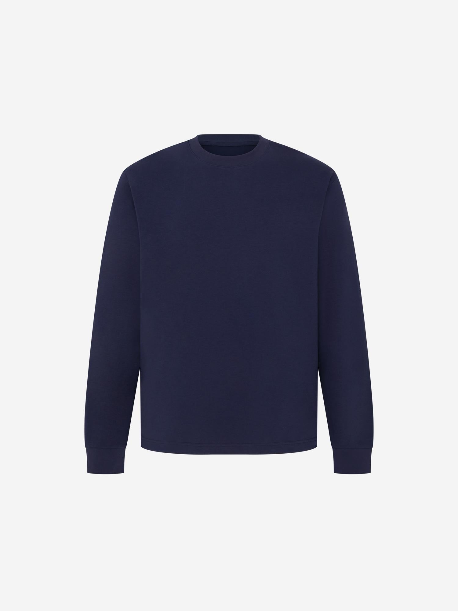 LS_NAVY_TEE - Mannequin - 1 x Shots - Front