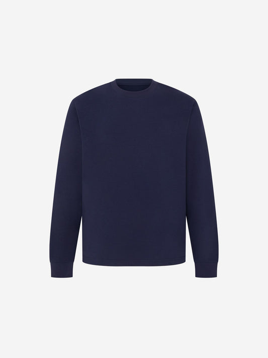 LS_NAVY_TEE - Mannequin - 1 x Shots - Front