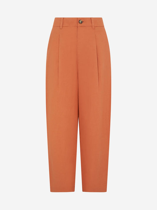 ORANGE_WIDELEG_TROUSER - Mannequin - 1 x Shots - Front
