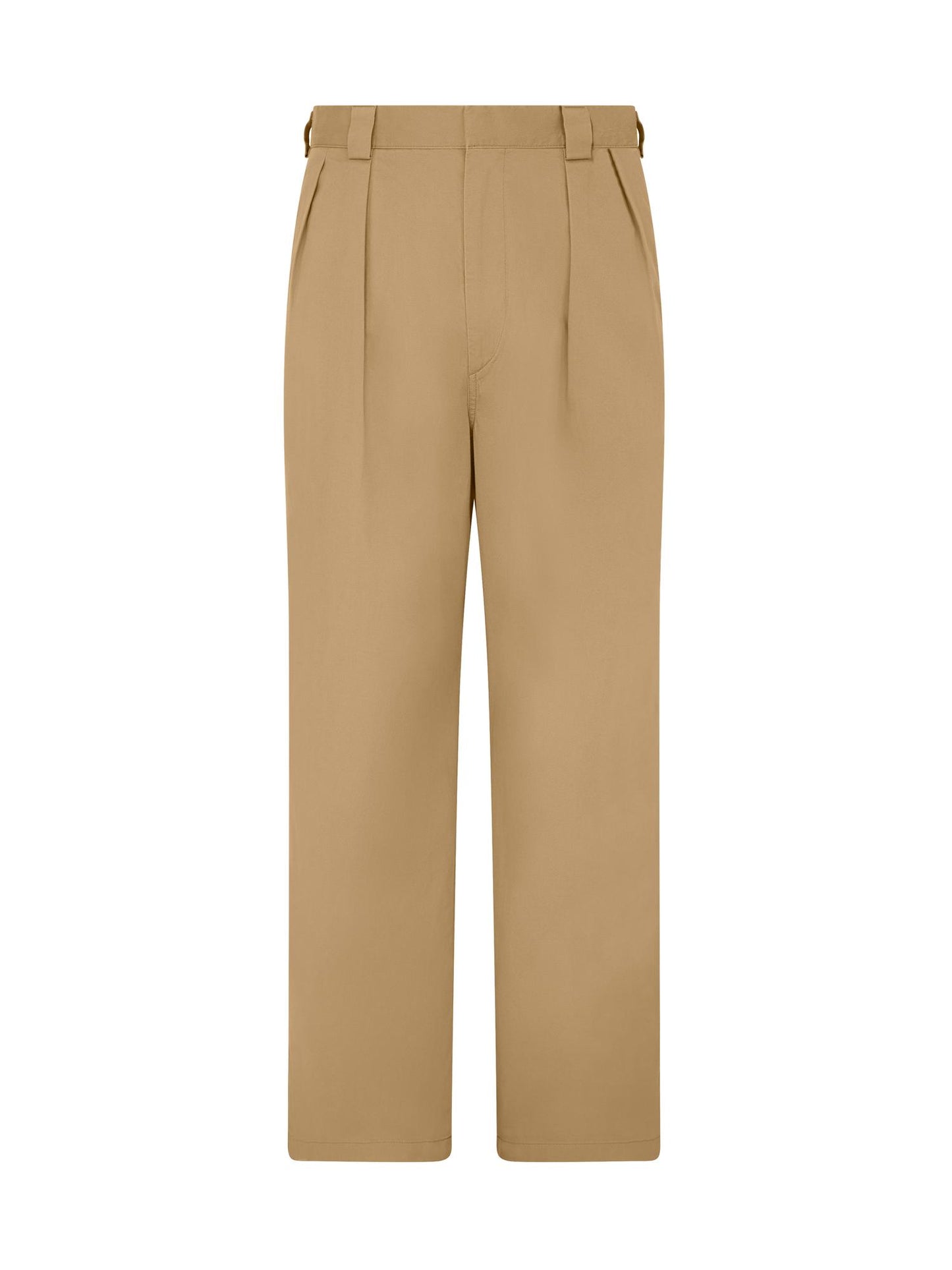 TAN_WIDELEG_TROUSER - Mannequin - 1 x Shots - Front