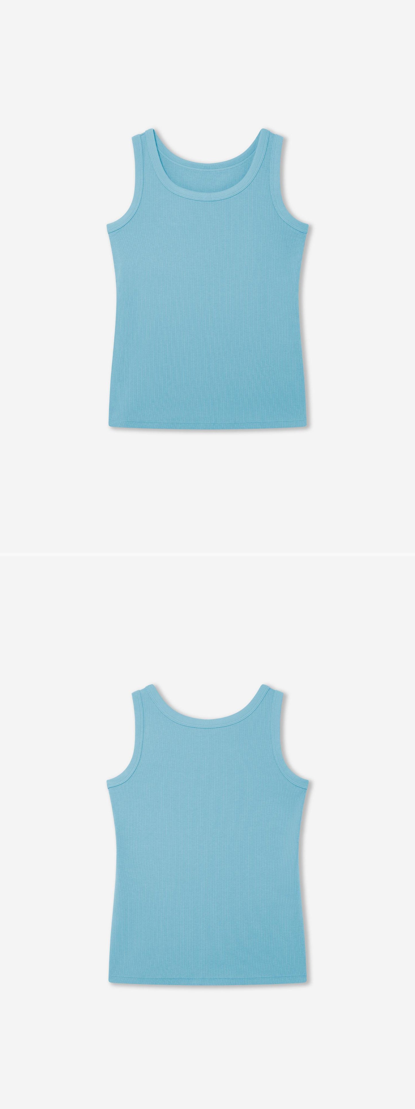 TURQUOISE_VEST - Hanging - 2 x Shots - Front + Back