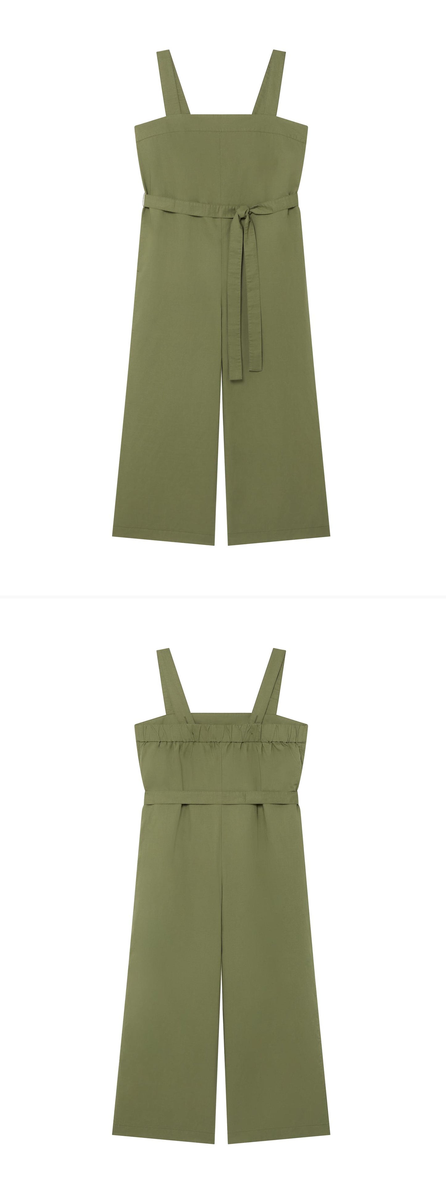 GREEN_JUMPSUIT - Hanging - 2 x Shots - Front + Back