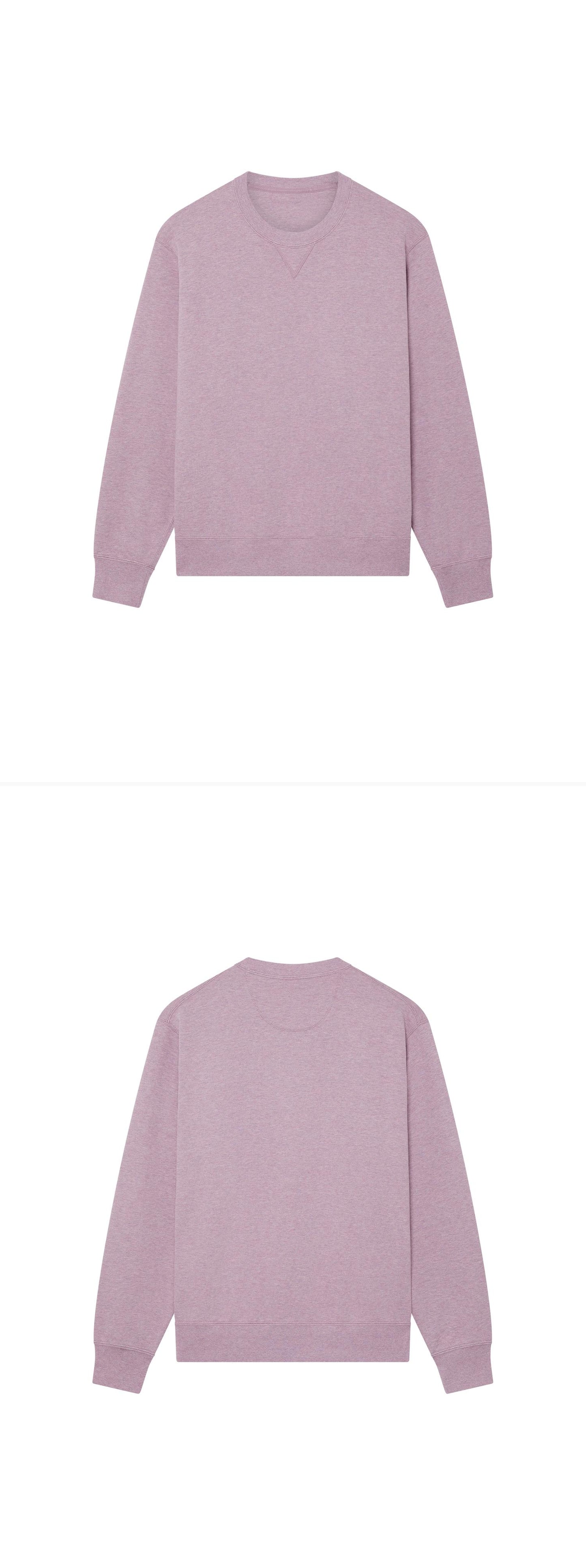 PURPLE_SWEATSHIRT - Hanging - 2 x Shots - Front + Back
