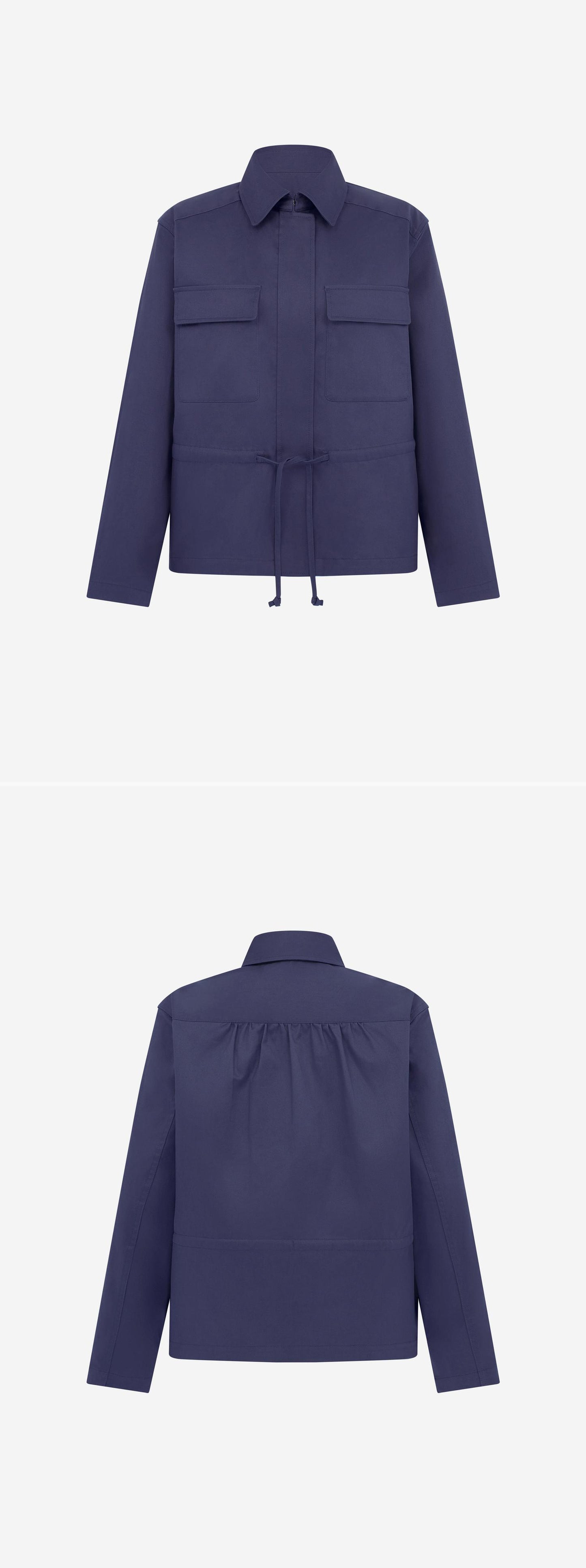 BLUE_JACKET - Mannequin - 2 x Shots - Front + Back