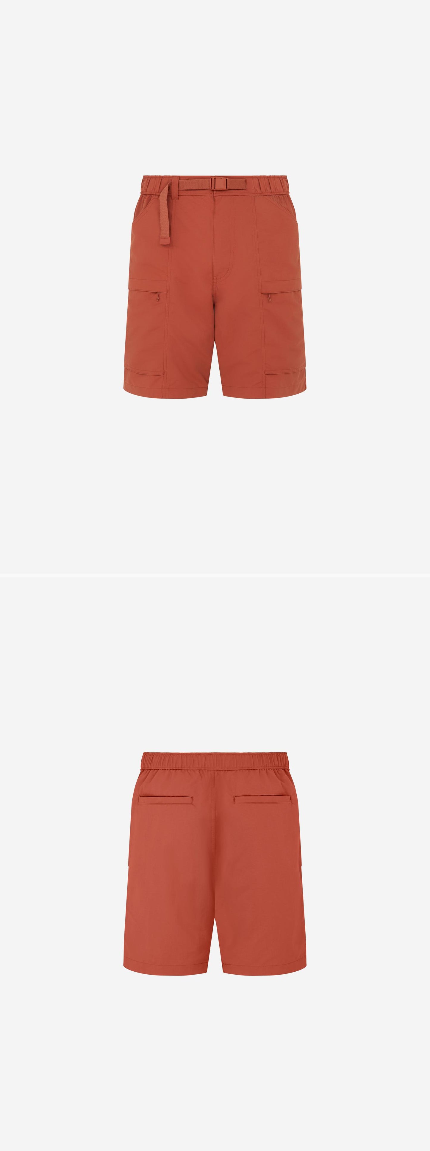 ORANGE_SHORT - Mannequin - 2 x Shots - Front + Back