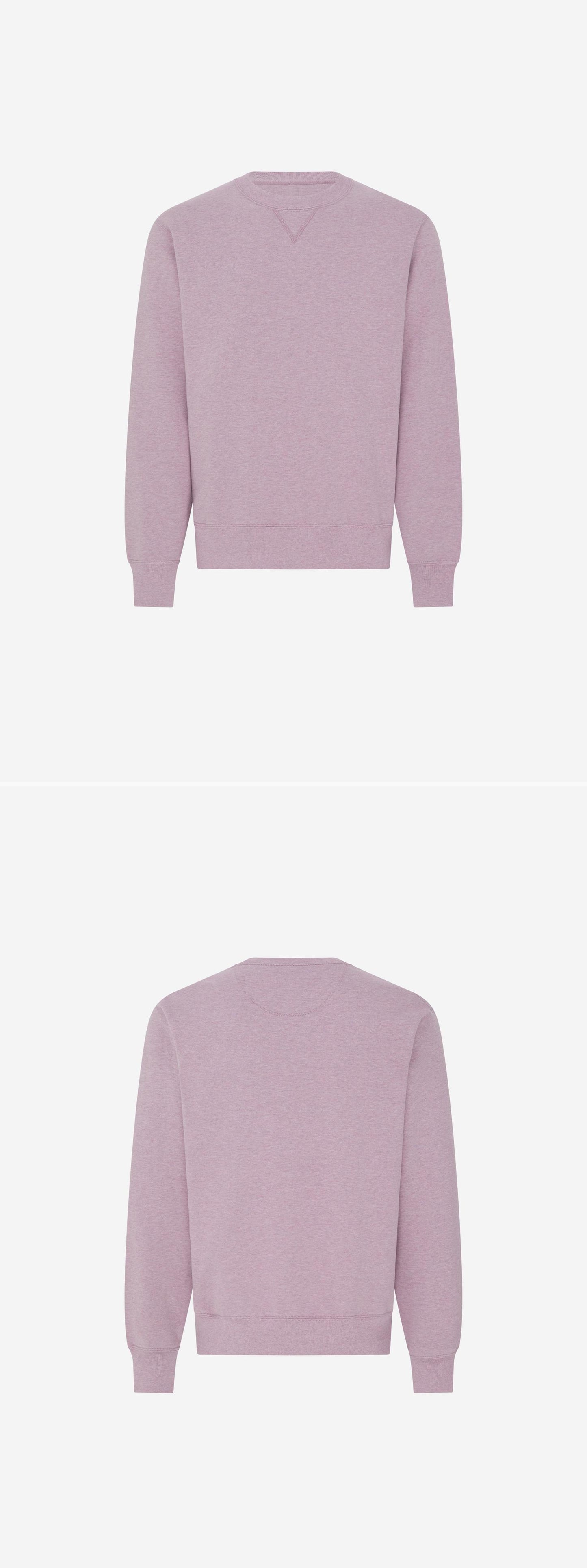 PURPLE_SWEATSHIRT - Mannequin - 2 x Shots - Front + Back