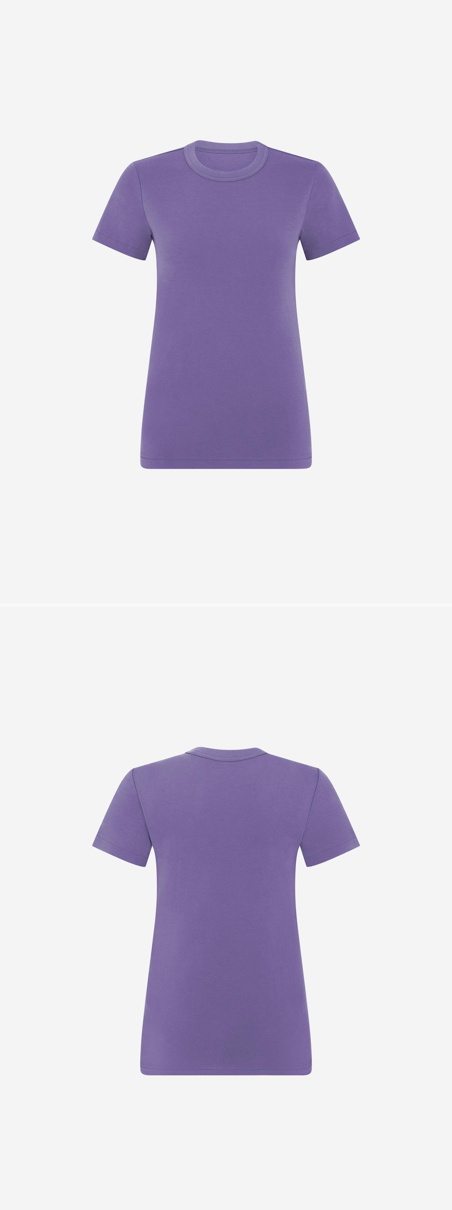 PURPLE_TSHIRT - Mannequin - 2 x Shots - Front + Back