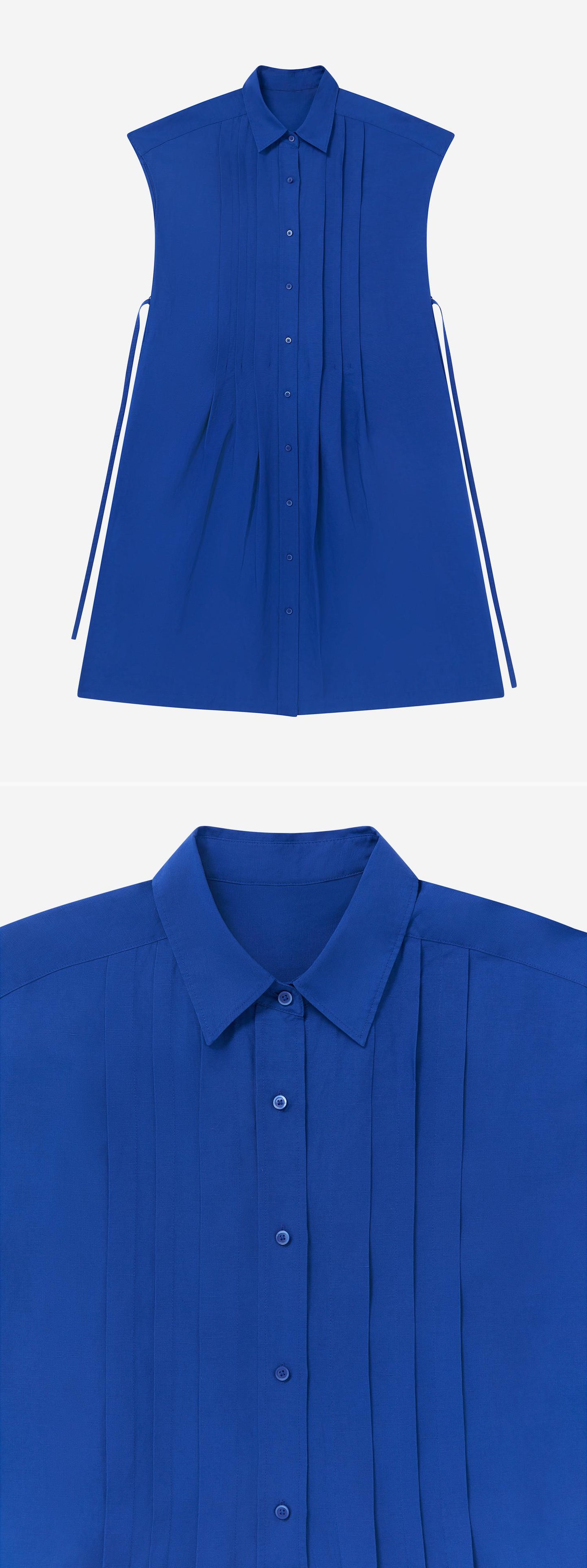 BLUE_DRESS - Flat Lay - 2 x Shots - Front + Detail A