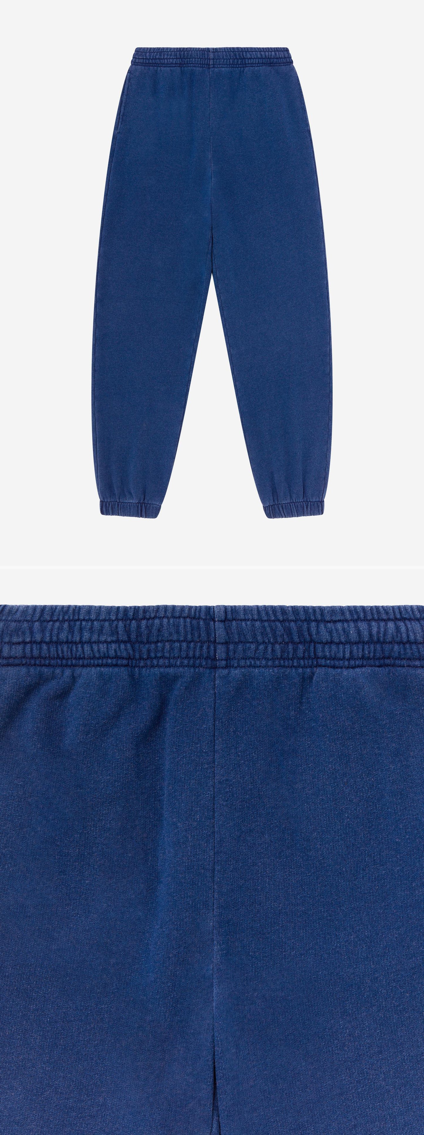 BLUE_JOGGERS - Flat Lay - 2 x Shots - Front + Detail A