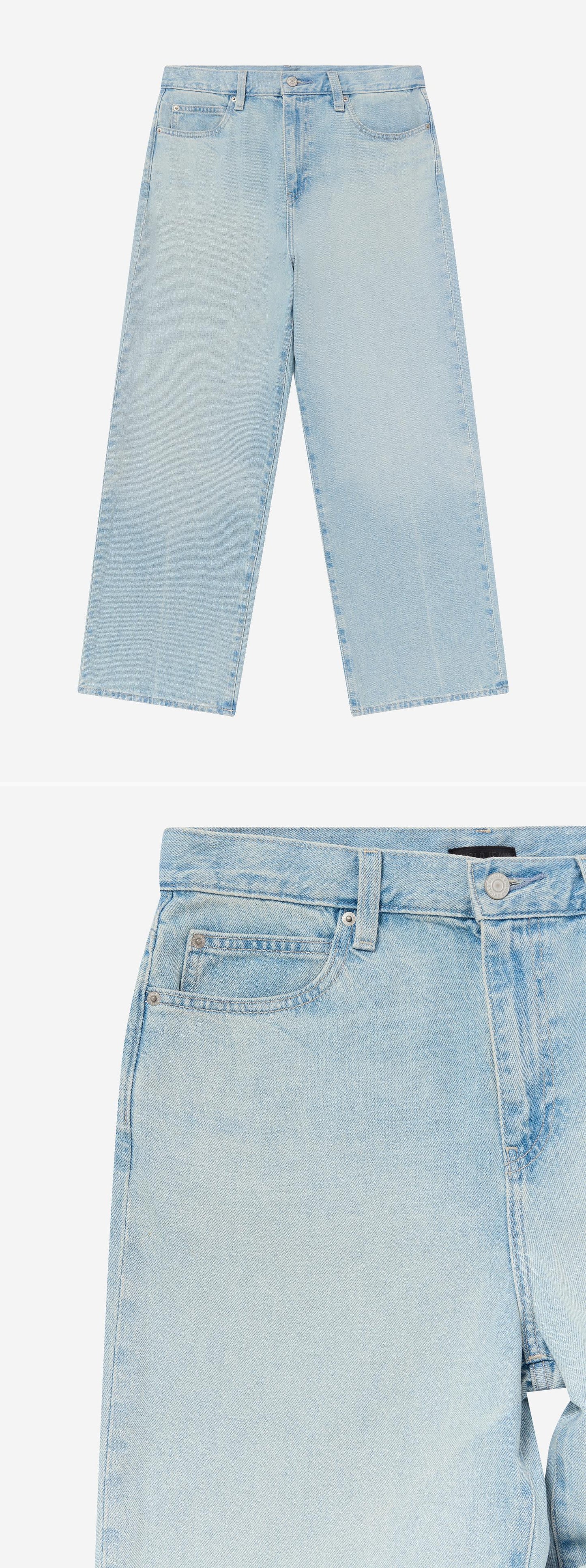 DENIM_JEANS - Flat Lay - 2 x Shots - Front + Detail A