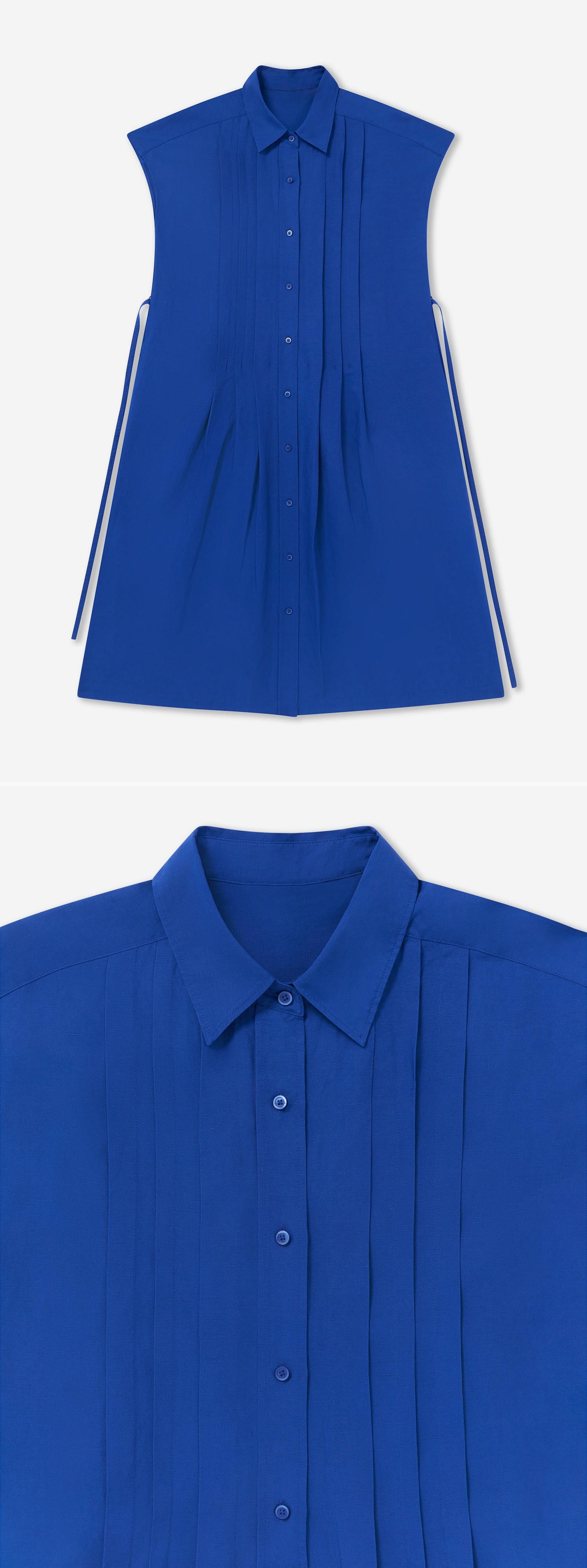 BLUE_DRESS - Flat Lay - 2 x Shots - Front + Detail A