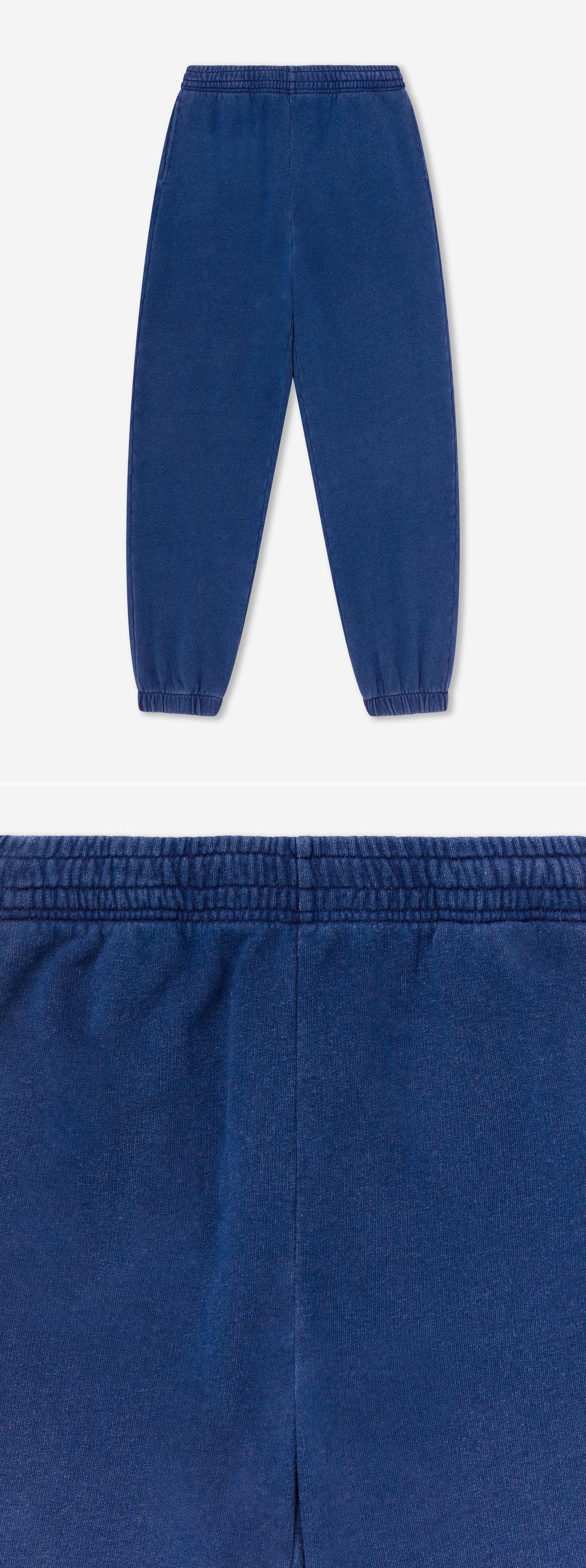 BLUE_JOGGERS - Flat Lay - 2 x Shots - Front + Detail A