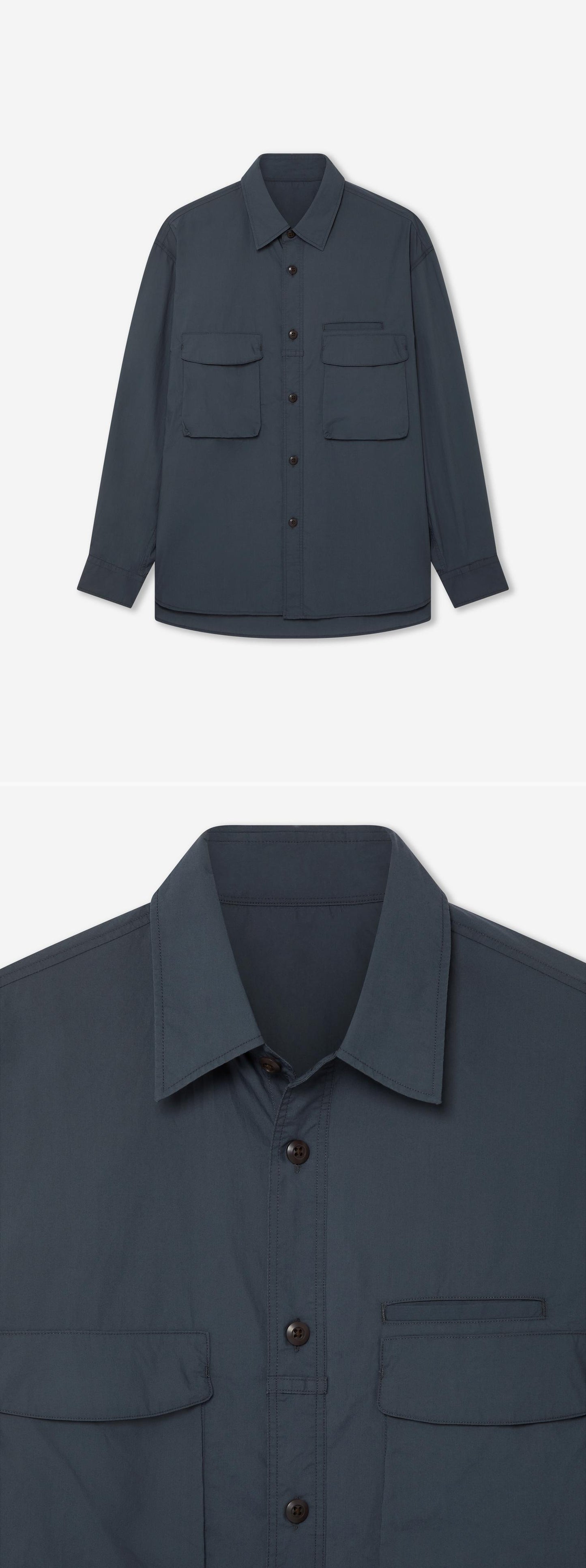 POCKET_SHIRT - Hanging - 2 x Shots - Front + Detail A