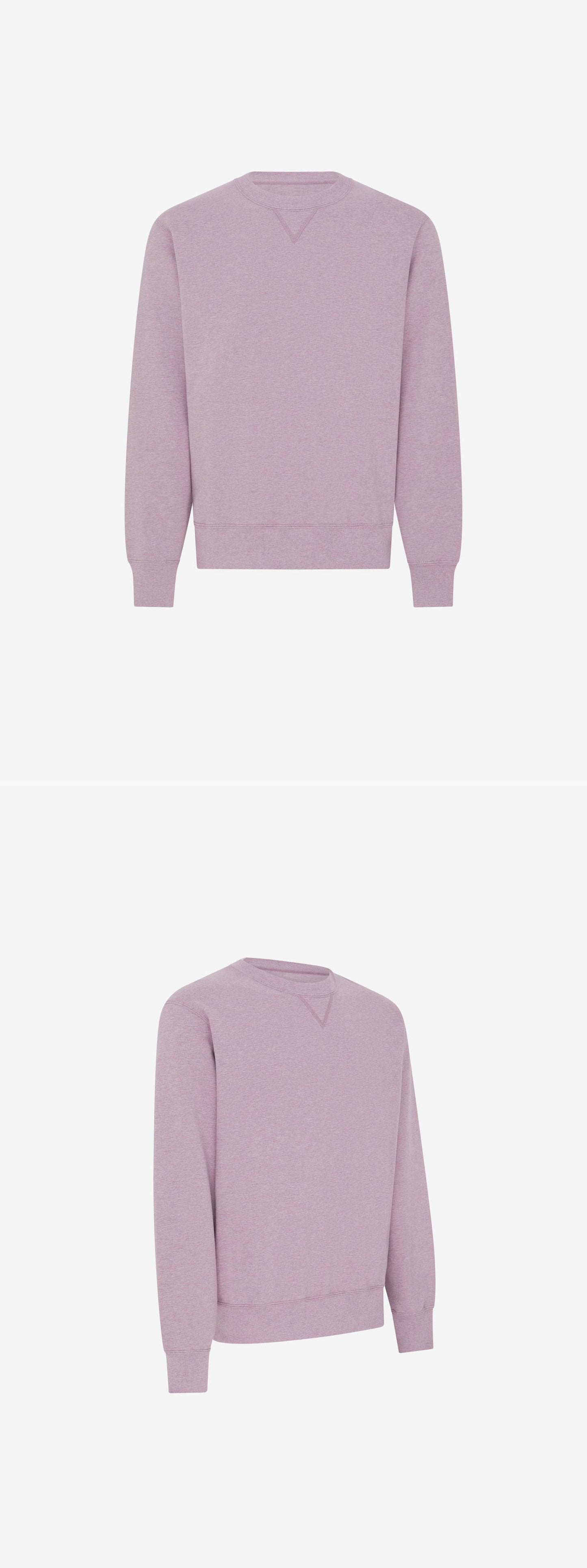 PURPLE_SWEATSHIRT - Mannequin - 2 x Shots - Front + Angle
