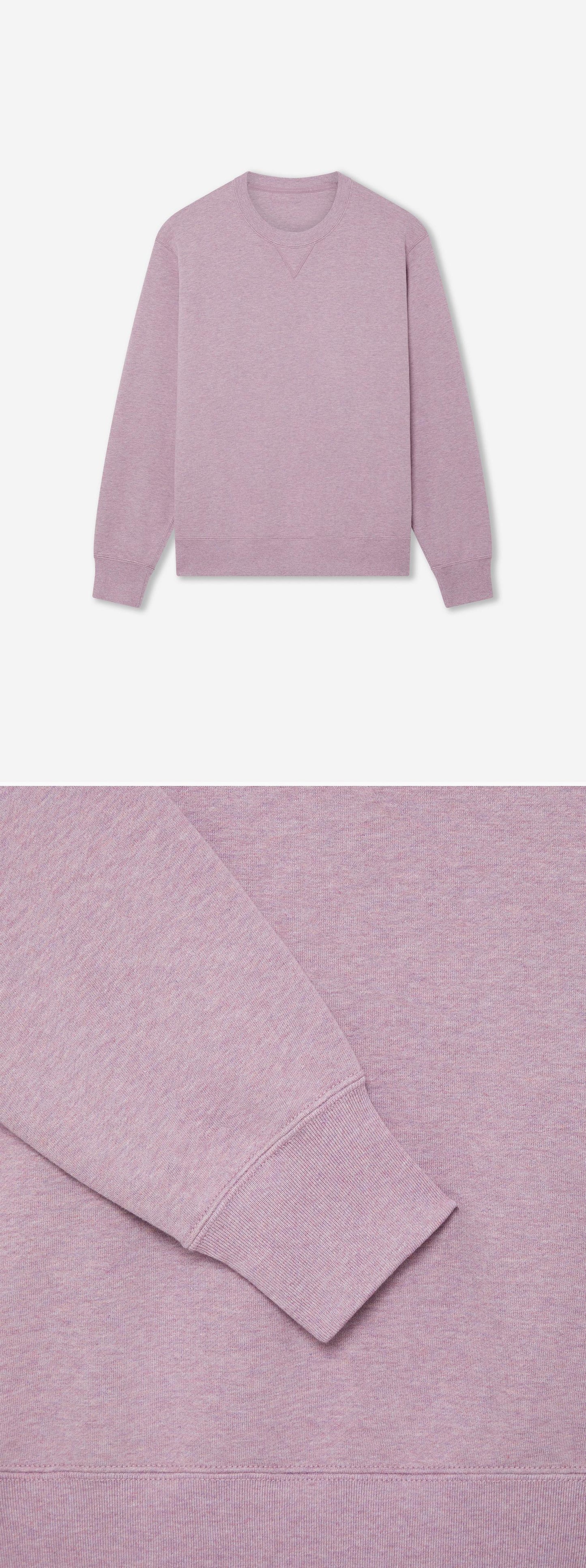 PURPLE_SWEATSHIRT - Hanging - 2 x Shots - Front + Detail B
