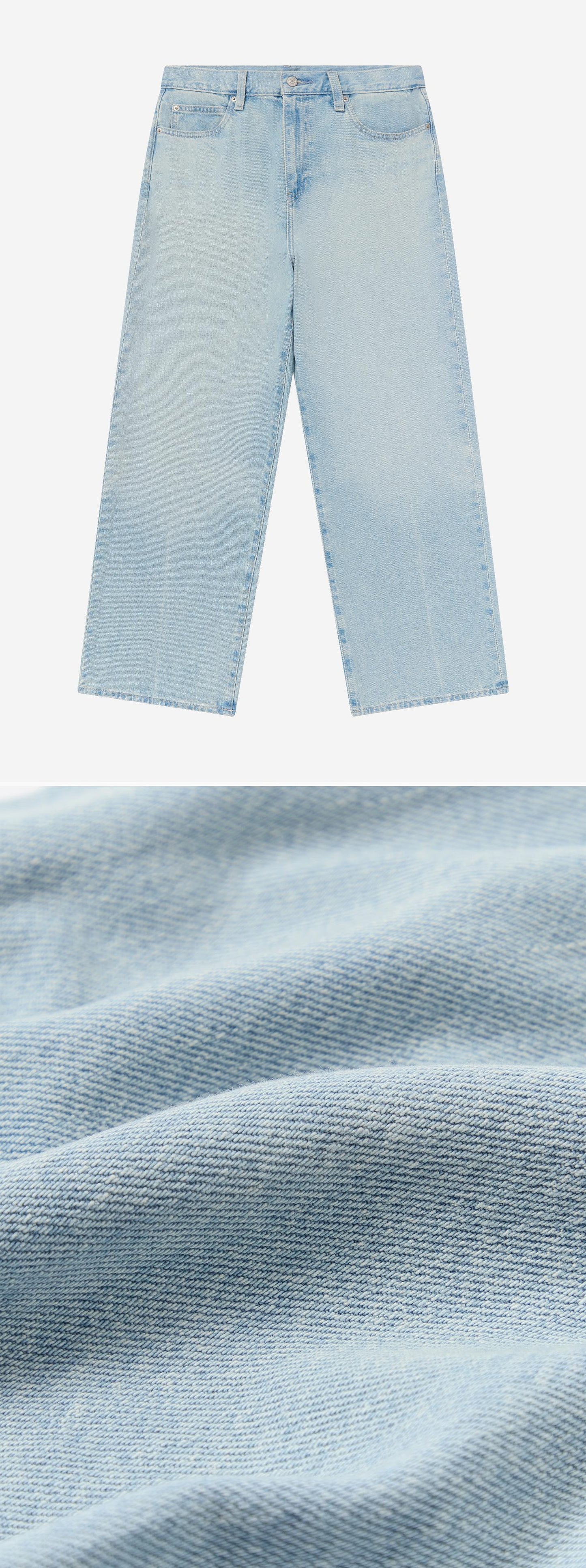 DENIM_JEANS - Flat Lay - 2 x Shots - Front + Detail C