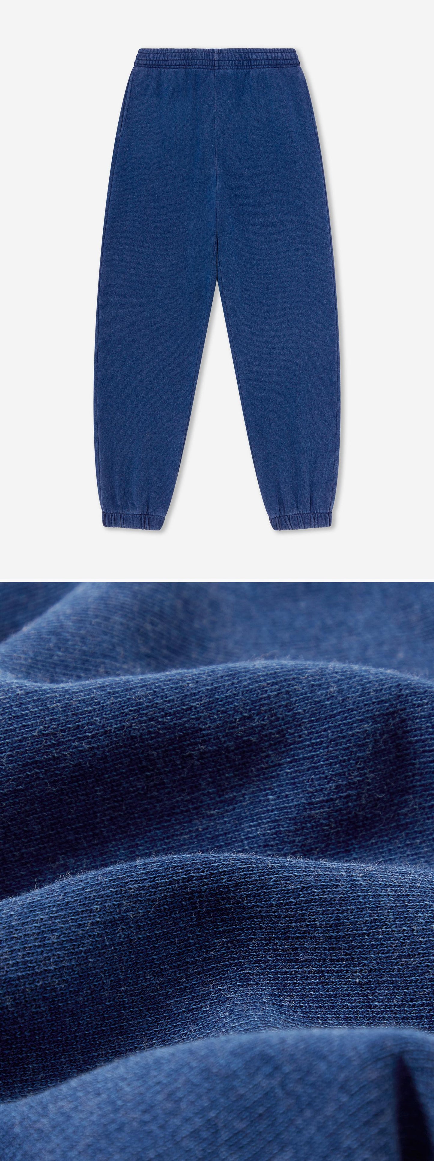 BLUE_JOGGERS - Flat Lay - 2 x Shots - Front + Detail C