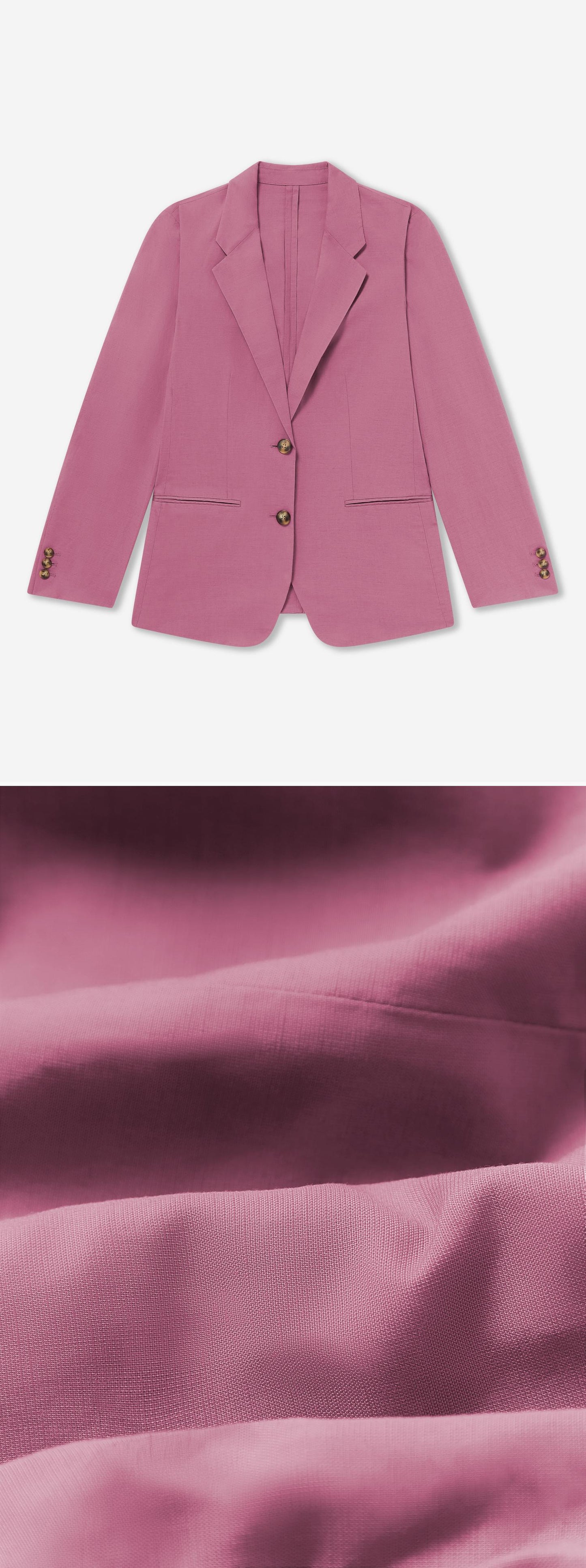 PINK_BLAZER - Flat Lay - 2 x Shots - Front + Detail C