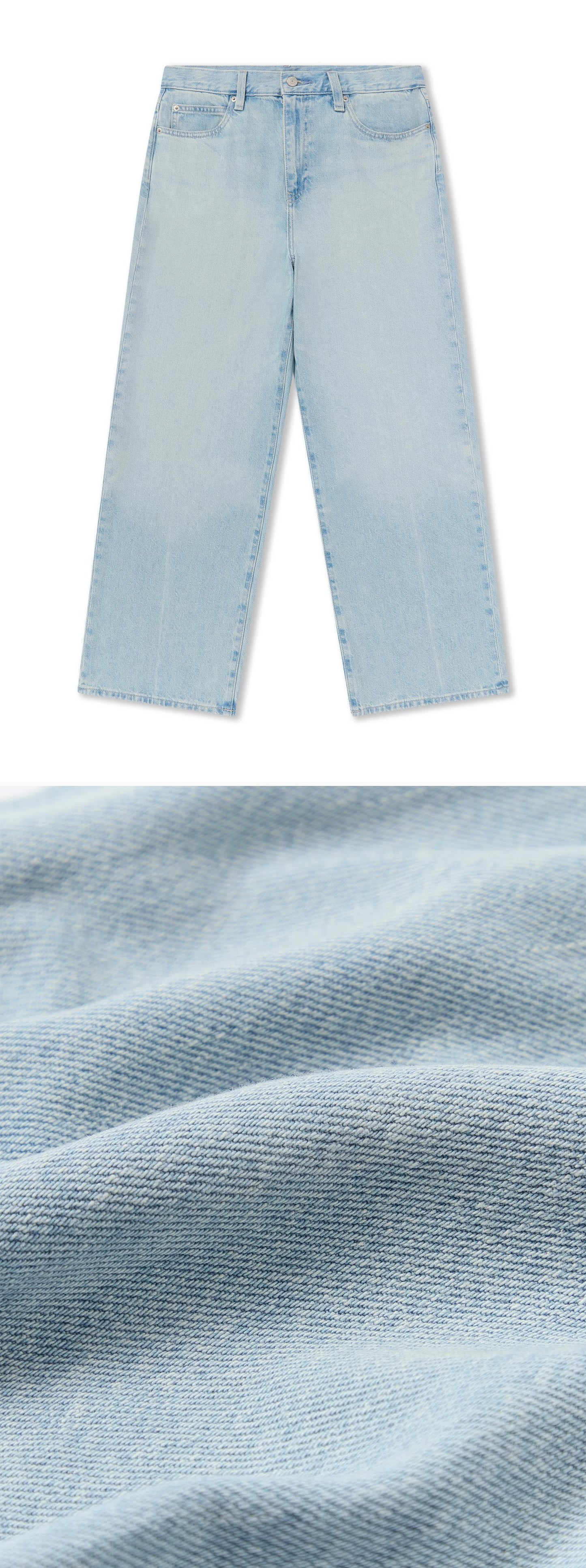 DENIM_JEANS - Flat Lay - 2 x Shots - Front + Detail C