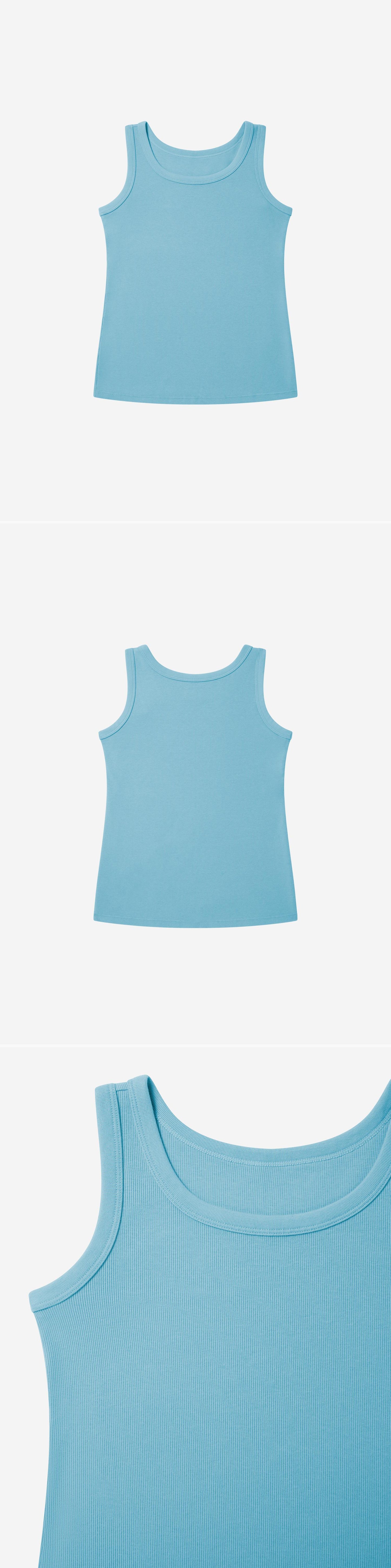 TURQUOISE_VEST - Flat Lay - 3 x Shots - Front + Back + Detail A