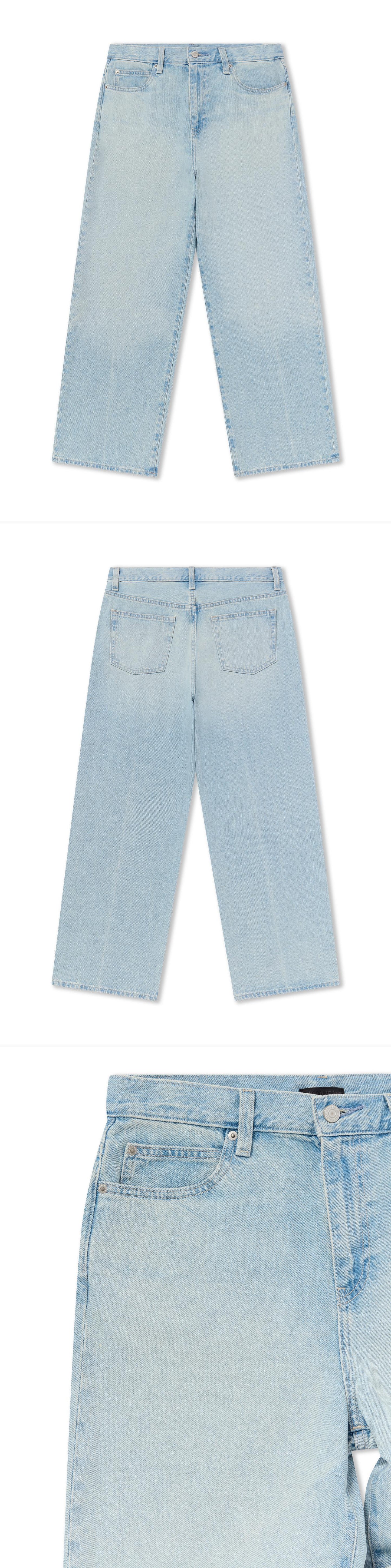 DENIM_JEANS - Flat Lay - 3 x Shots - Front + Back + Detail A