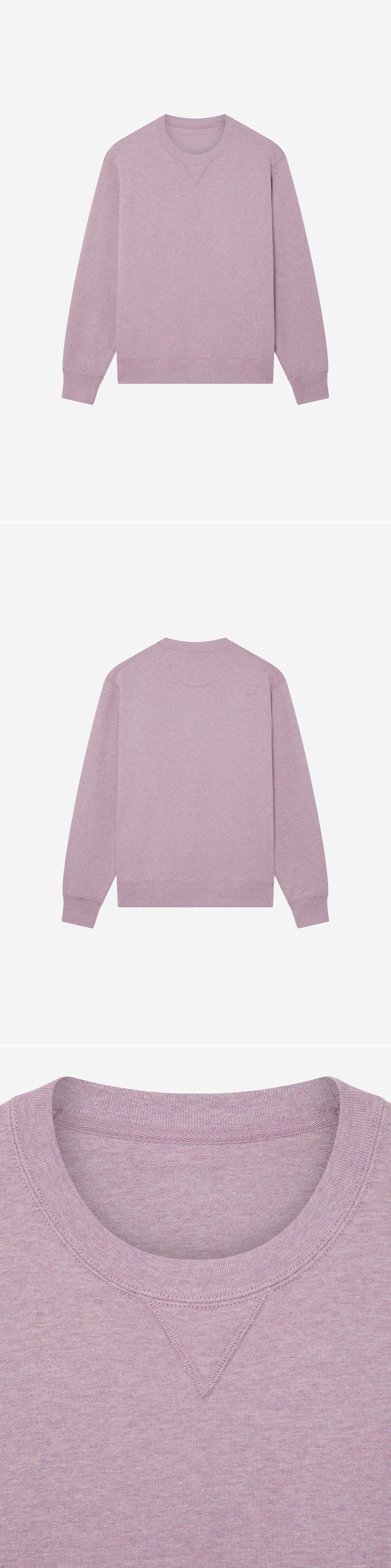 PURPLE_SWEATSHIRT - Hanging - 3 x Shots - Front + Back + Detail A