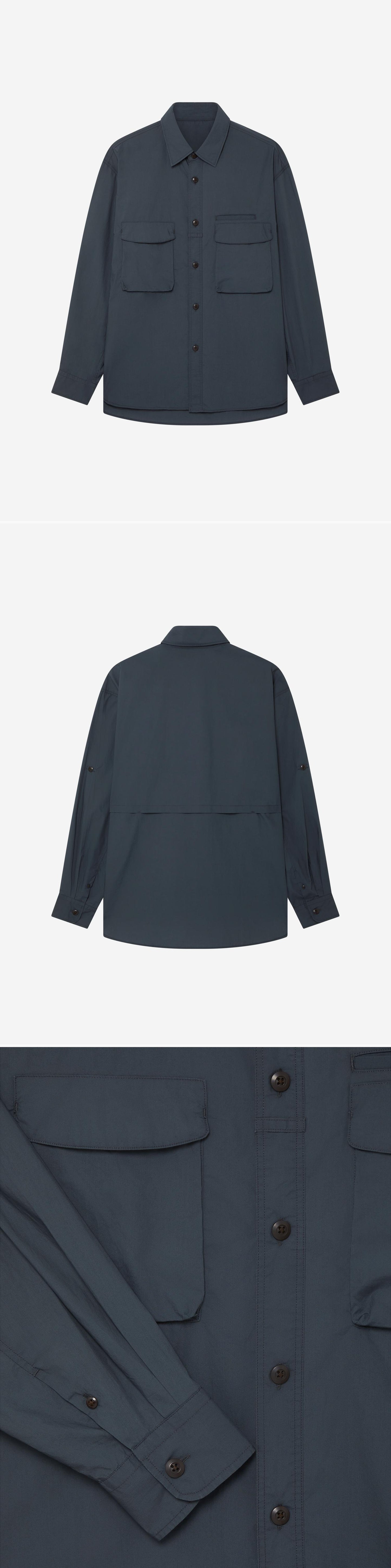 POCKET_SHIRT - Hanging - 3 x Shots - Front + Back + Detail B