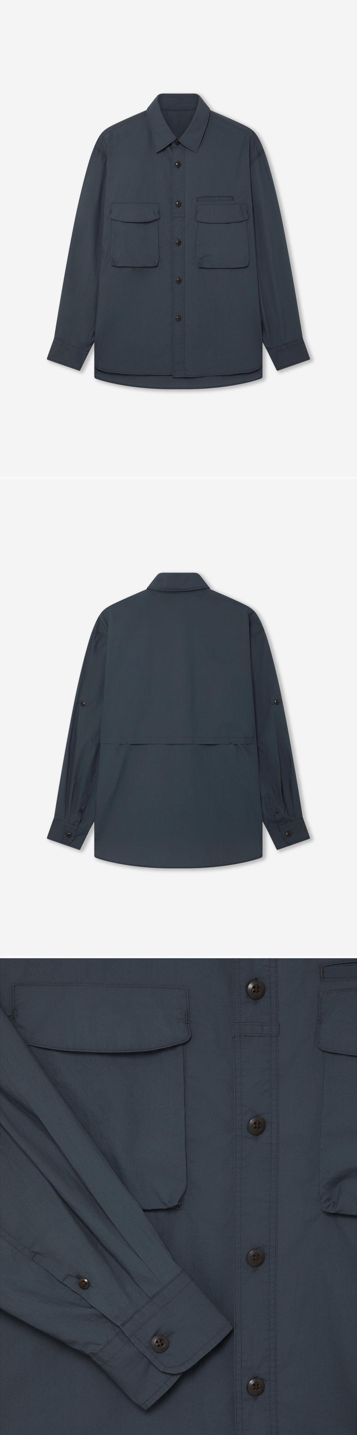 POCKET_SHIRT - Hanging - 3 x Shots - Front + Back + Detail B