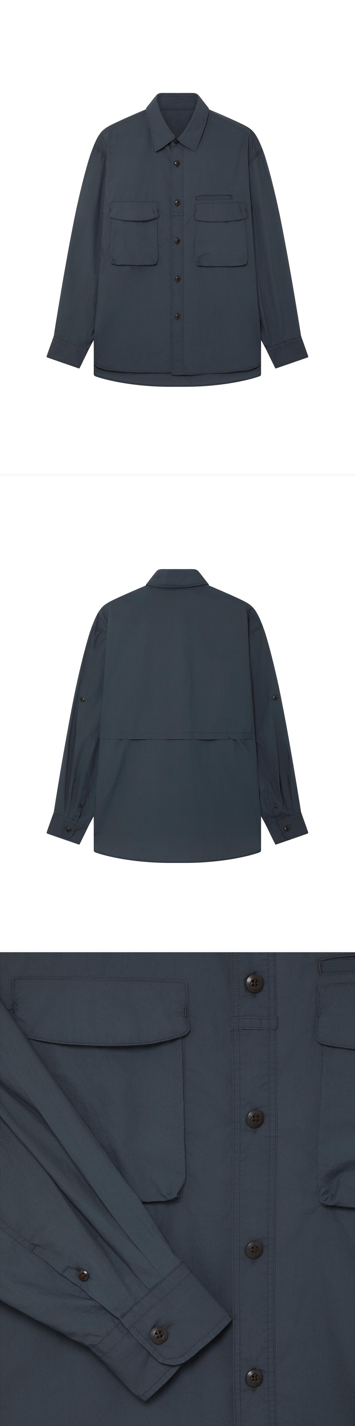 POCKET_SHIRT - Hanging - 3 x Shots - Front + Back + Detail B