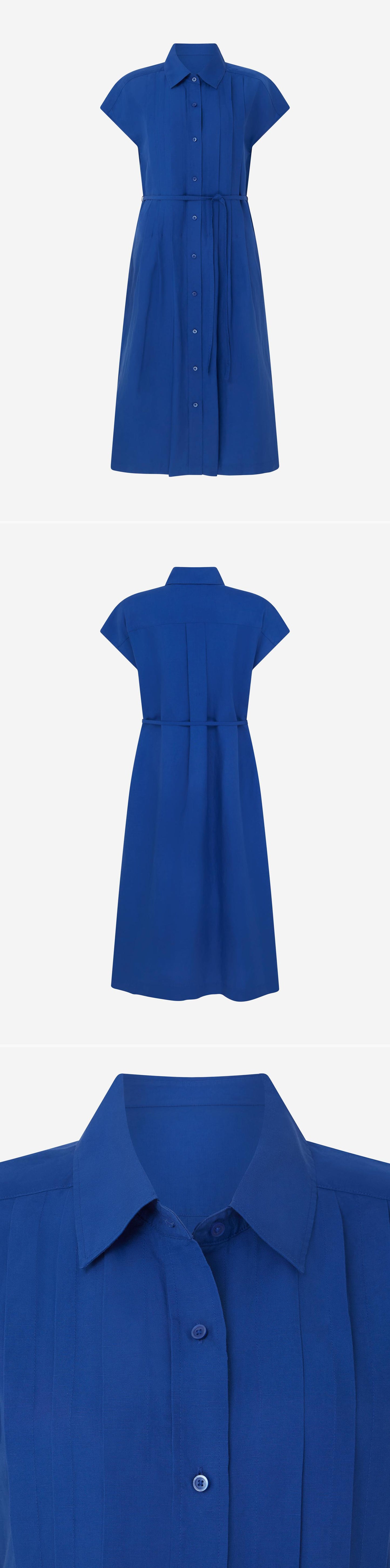 BLUE_DRESS - Mannequin - 3 x Shots - Front + Back + Detail A