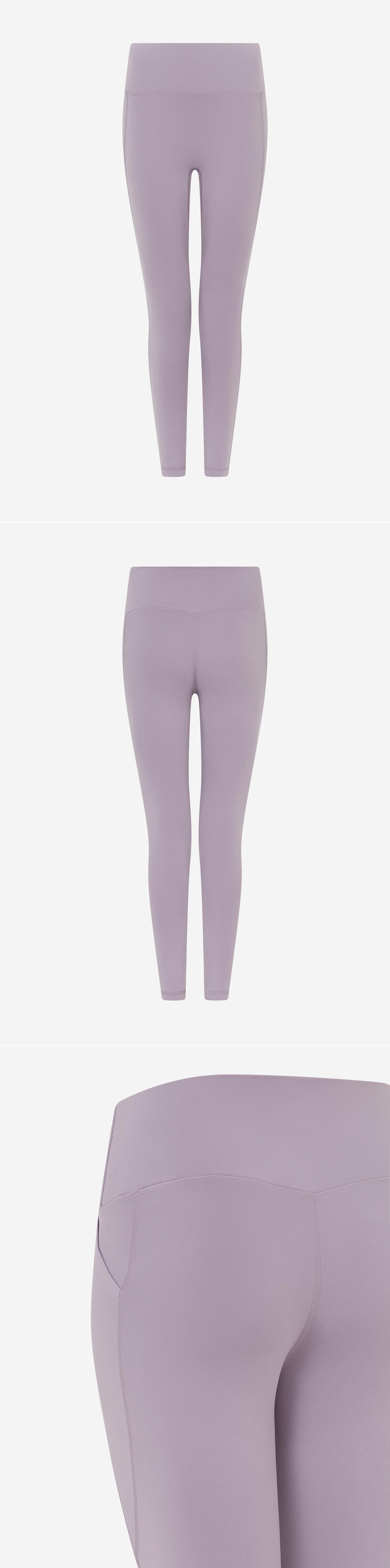 LILAC_LEGGINGS - Mannequin - 3 x Shots - Front + Back + Detail B