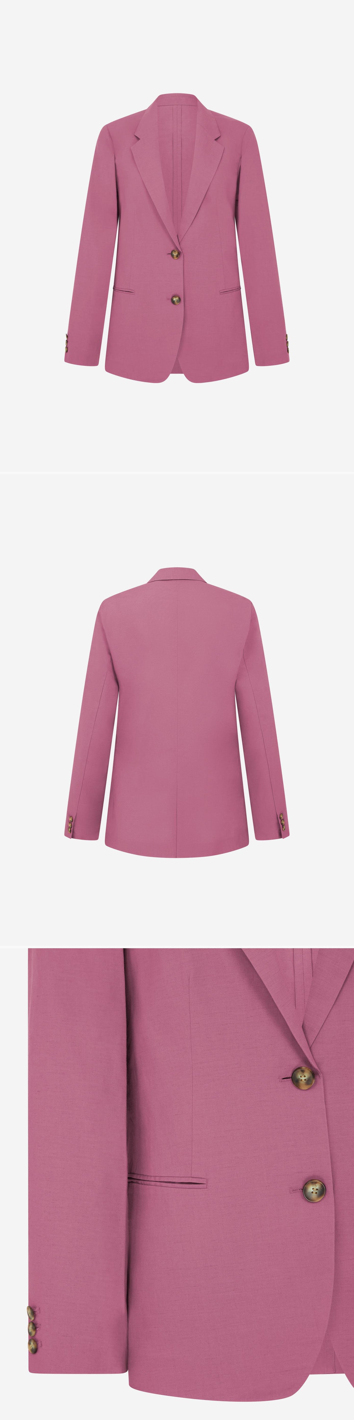 PINK_BLAZER - Mannequin - 3 x Shots - Front + Back + Detail B