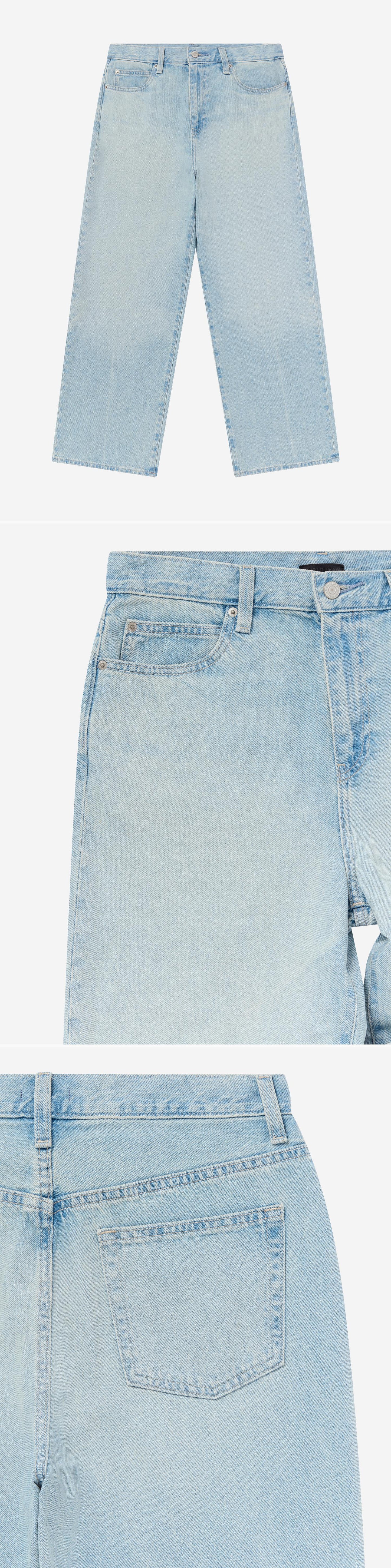 DENIM_JEANS - Flat Lay - 3 x Shots - Front + Detail A + Detail B