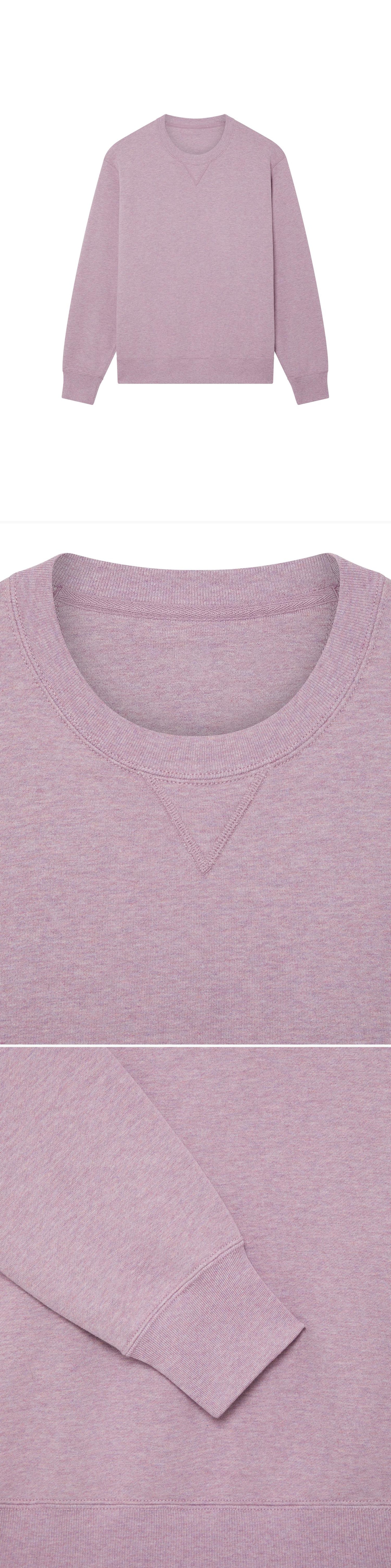 PURPLE_SWEATSHIRT - Hanging - 3 x Shots - Front + Detail A + Detail B