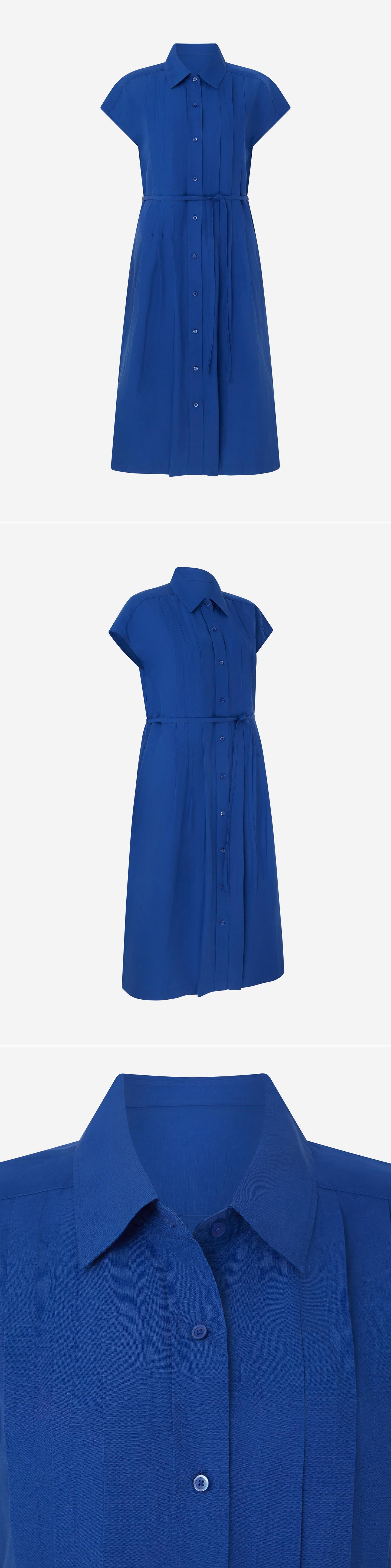 BLUE_DRESS - Mannequin - 3 x Shots - Front + Angle + Detail A