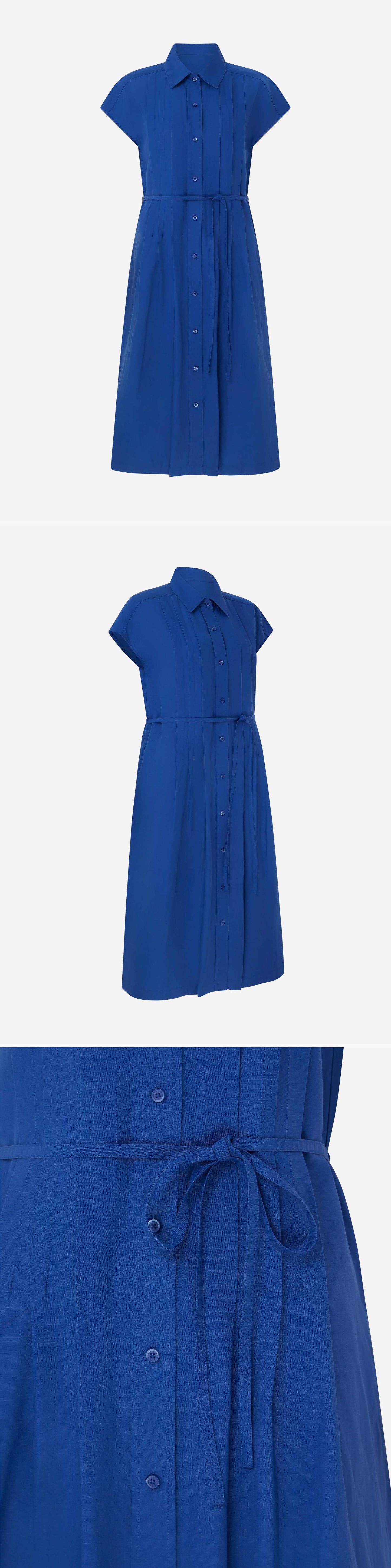 BLUE_DRESS - Mannequin - 3 x Shots - Front + Angle + Detail B