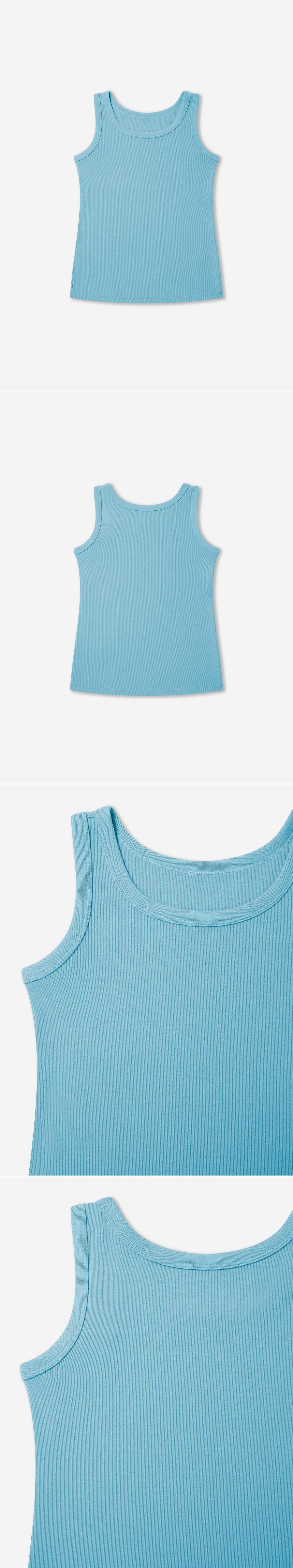 TURQUOISE_VEST - Flat Lay - 4 x Shots - Front + Back + Detail A + Detail B