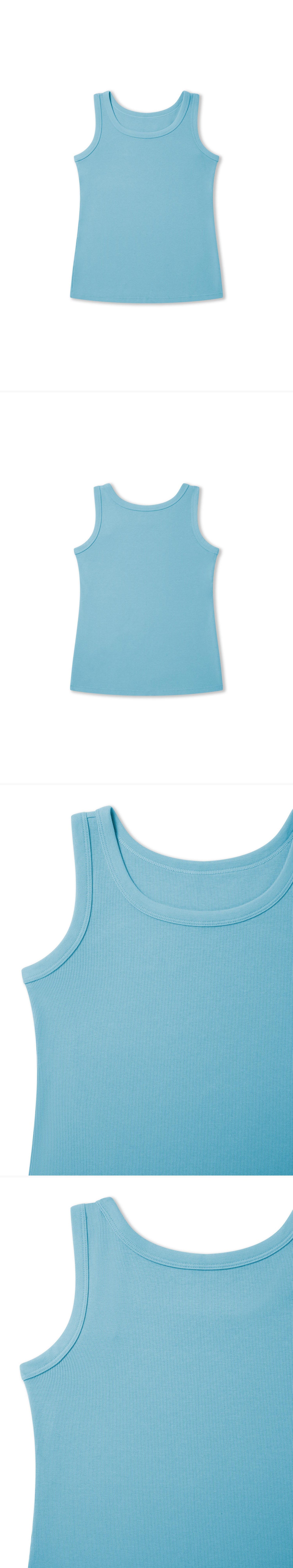 TURQUOISE_VEST - Flat Lay - 4 x Shots - Front + Back + Detail A + Detail B