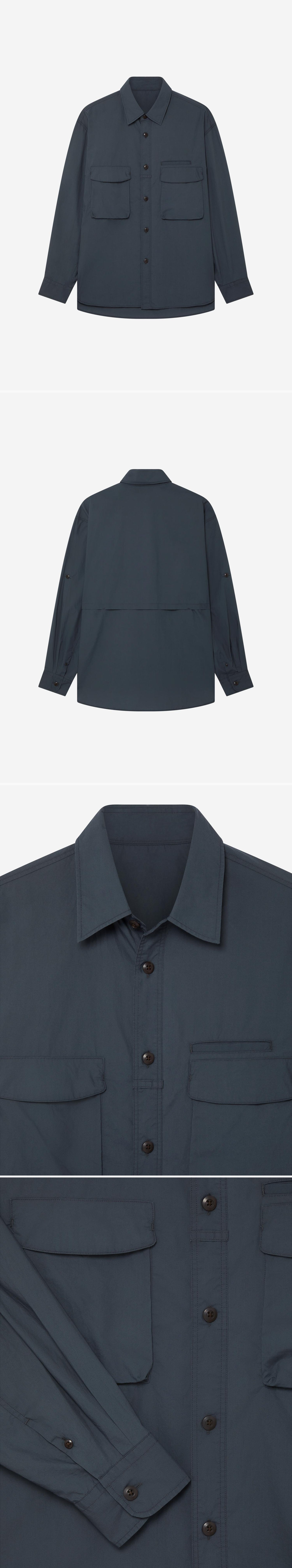POCKET_SHIRT - Hanging - 4 x Shots - Front + Back + Detail A + Detail B