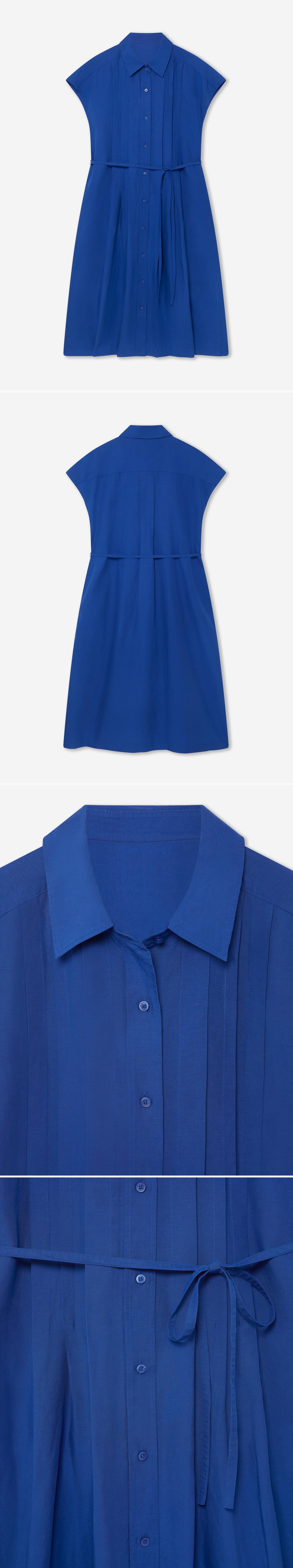 BLUE_DRESS - Hanging - 4 x Shots - Front + Back + Detail A + Detail B