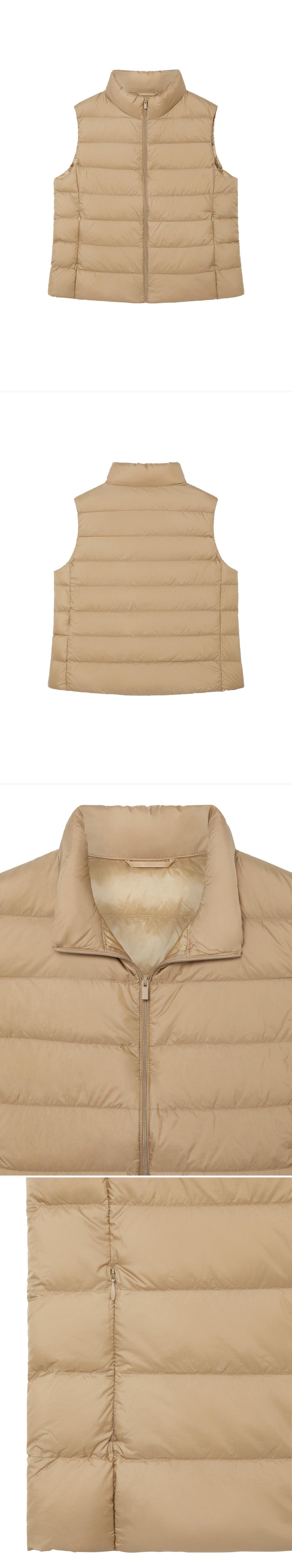 BEIGE_GILLET - Hanging - 4 x Shots - Front + Back + Detail A + Detail B